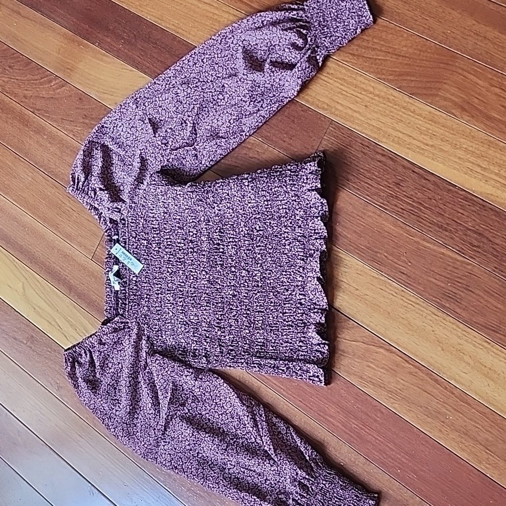 Nwt! Lucie Bubble-Sleeve Smocked Top in Cottage Garden - Picture 3 of 10